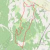 Trace GPS Vallée de la Drôme Diois - Bois de la Dame, itinéraire, parcours