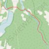 Trace GPS Siffleur Falls Trail, itinéraire, parcours