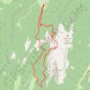 Trace GPS Grande Chartreuse depuis Ruchère, itinéraire, parcours