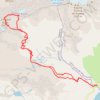 Trace GPS Rocher Blanc depuis Rieu Claret (Belledonne), itinéraire, parcours