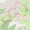Trace GPS Tour du Pic du Tourond par les 3 cols (Écrins), itinéraire, parcours