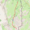 Trace GPS Mercantour-Larche-Vallon du Lauzanier, itinéraire, parcours