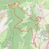 Trace GPS Le cernon, itinéraire, parcours