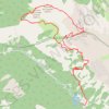 Trace GPS Pic d'Escreins par les crêtes de Cugulet et d'Agnès depuis la Basse Rua, itinéraire, parcours