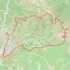 Trace GPS Circuit autour des Baux-de-Provence, itinéraire, parcours