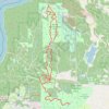 Trace GPS Prior Lake - Mount Stewart - Scafe Hill - Mount Work, itinéraire, parcours