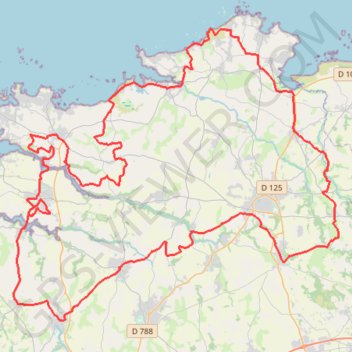 Trace GPS TBLC - Cyclo - 105km-17958741, itinéraire, parcours