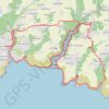Trace GPS Moelan (presqu'ile et ria de Merrien) 2016-03-31, itinéraire, parcours