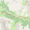 Trace GPS Névache, refuge du Chardonnet, itinéraire, parcours