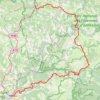 Trace GPS Millau - La Canourgue, itinéraire, parcours