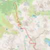 Trace GPS Pic de Néouvielle depuis la Glère, itinéraire, parcours