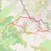 Trace GPS Cime de Collelongue, depuis Douans, itinéraire, parcours