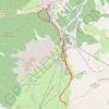 Trace GPS Montgenevre - Cabane des Douaniers, itinéraire, parcours