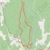 Trace GPS Gres d'Annot, itinéraire, parcours