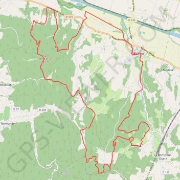 Trace GPS Vallée de la Drôme Diois - Le Mont Brian, itinéraire, parcours