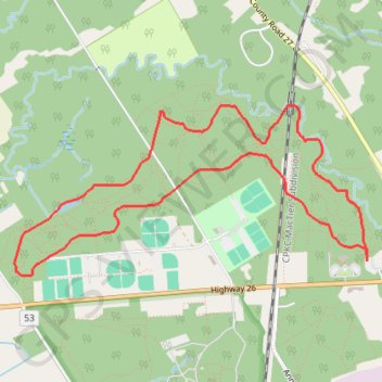 Trace GPS Midhurst Trail, itinéraire, parcours