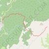 Trace GPS Liaison de Bocca di l'Agnone à Zicavu, itinéraire, parcours