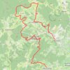 Trace GPS Circuit Estelle Etape 1--Beujeu-Marchampt 39Km, itinéraire, parcours