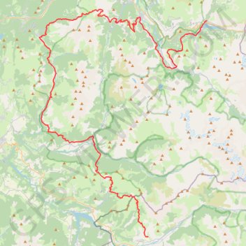 Trace GPS GR50 De Saint-Firmin (Hautes-Alpes) à Mizoën (Isère), itinéraire, parcours