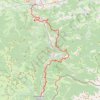 Trace GPS GR 86 : Bagnères-de-Luchon - Montréjeau, itinéraire, parcours
