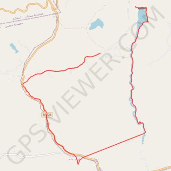 Trace GPS Oued zitoun, itinéraire, parcours