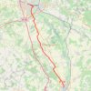Trace GPS Chemin de Tours (de Saintes à Sainte Pons), itinéraire, parcours