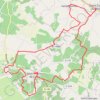 Trace GPS St Ciers du Taillon 25 kms, itinéraire, parcours