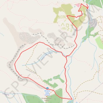 Trace GPS Miramar et Trois Fontaines depuis les Carrières, itinéraire, parcours