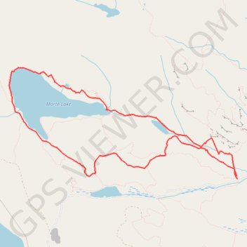 Trace GPS Morte Lake, Quadra Island, itinéraire, parcours