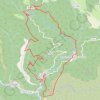 Trace GPS Cascade de Cubserviés-15.7 km 708 m, itinéraire, parcours
