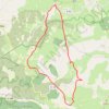 Trace GPS Drigas - Hures (variante), itinéraire, parcours