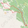 Trace GPS Bramafan - Cipières, itinéraire, parcours