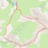 Trace GPS Col de Péas - le Petit Rochebrune - Pic du Lombard, itinéraire, parcours