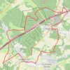 Trace GPS Parcours Angervilliers, itinéraire, parcours