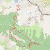 Trace GPS Lac Nègre - Refuge des Adus, itinéraire, parcours