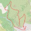 Trace GPS Baou de Saint Jeannet et Castelet, itinéraire, parcours