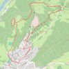 Trace GPS Le Château médiéval - Doubs, itinéraire, parcours