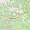 Trace GPS GR65 de Conques à Livinhac le Haut, itinéraire, parcours