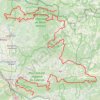 Trace GPS Grande Traversée de Vaucluse - Version e-bike - 17200 - UtagawaVTT.com, itinéraire, parcours