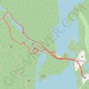 Trace GPS Randonnee parc mauricie sentier des cascades, itinéraire, parcours