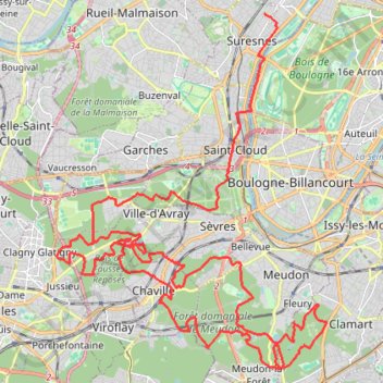Trace GPS 2021-03-20 09:14:03 Day, itinéraire, parcours