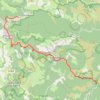 Trace GPS GR70 Etape 10-1 Bédoues Cassagnas 21,3 km, itinéraire, parcours
