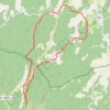 Trace GPS De Saint-Jean-de-Sault au Moulin de Javon, itinéraire, parcours
