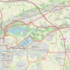Trace GPS Rhône - pistes cyclables le long du canal, itinéraire, parcours
