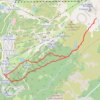 Trace GPS Lac Achard, itinéraire, parcours