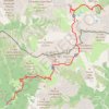 Trace GPS Traversata Tre Cime Lavaredo (Dreizinnen) Sasso di Sesto (Sextnerstein), itinéraire, parcours
