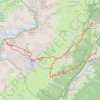 Trace GPS Lac Blanc - Col du Belvédère, itinéraire, parcours