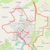 Trace GPS 12km_bourg-blanc_course du lac 2017, itinéraire, parcours
