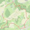 Trace GPS Boucle Mens collet d'Herans, cornillon, itinéraire, parcours