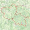 Trace GPS Trace Morvan, itinéraire, parcours